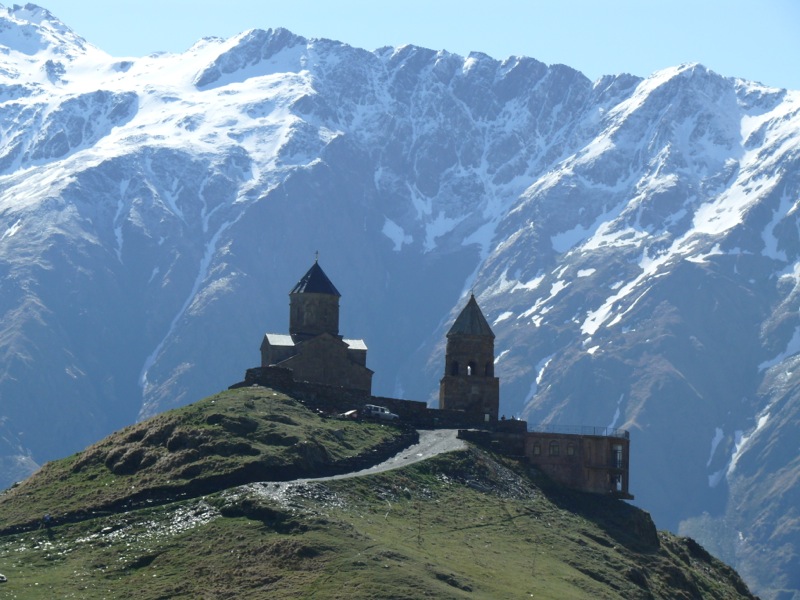 Géorgie : Rando Monastère de Gergeti (Mont Mkinvartsveri 5047m)