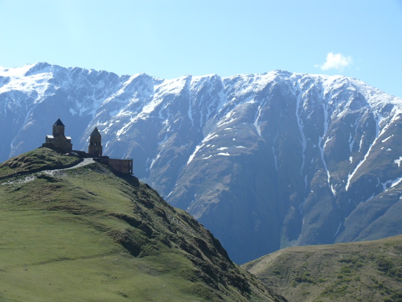 Géorgie : Rando Monastère de Gergeti (Mont Mkinvartsveri 5047m)