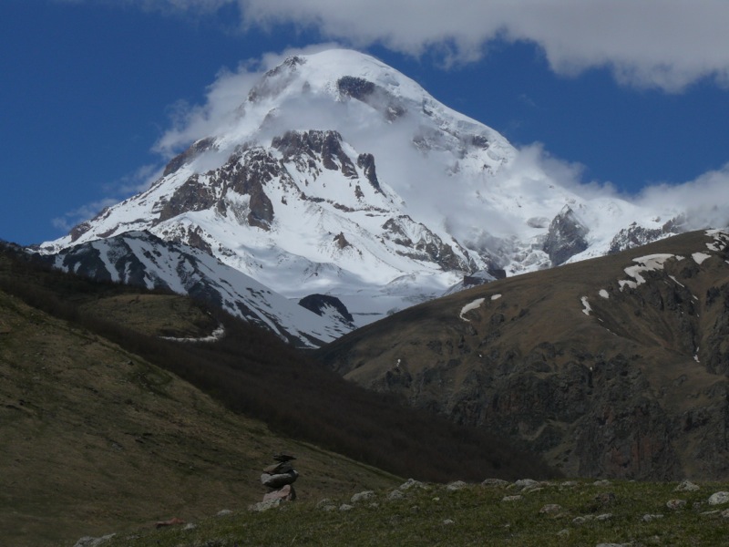 Géorgie : Rando Monastère de Gergeti (Mont Mkinvartsveri 5047m)