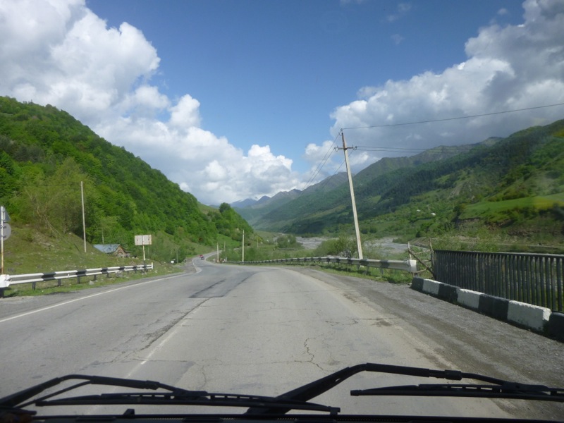 Géorgie : Sur la route du Col de la Croix