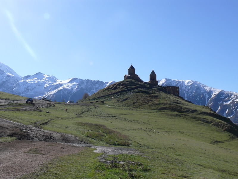 Géorgie : Rando Monastère de Gergeti (Mont Mkinvartsveri 5047m)
